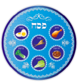CUT OUT: SEDER PLATE 7.5" 20 PACK