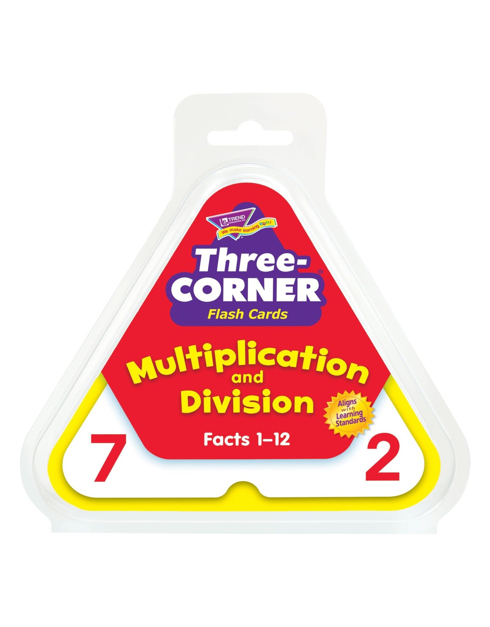 THREE CORNER FLASH CARD: MULTIPLICATION AND DIVISION
