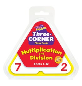 THREE CORNER FLASH CARD: MULTIPLICATION AND DIVISION