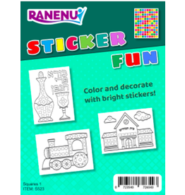 RANENU STICKER FUN SET: SQUARES 1