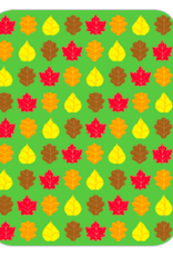 RANENU STICKERS: FALL LEAVES ASSORTED - 6 SHEETS