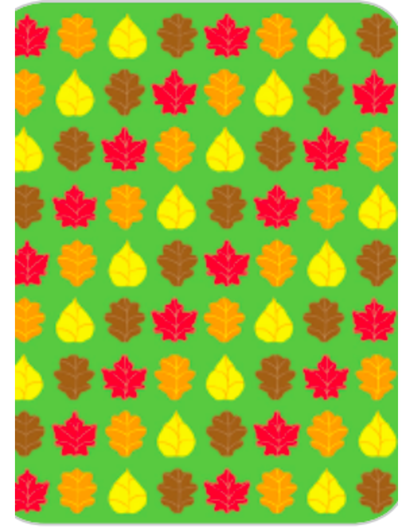 RANENU STICKERS: FALL LEAVES ASSORTED - 6 SHEETS