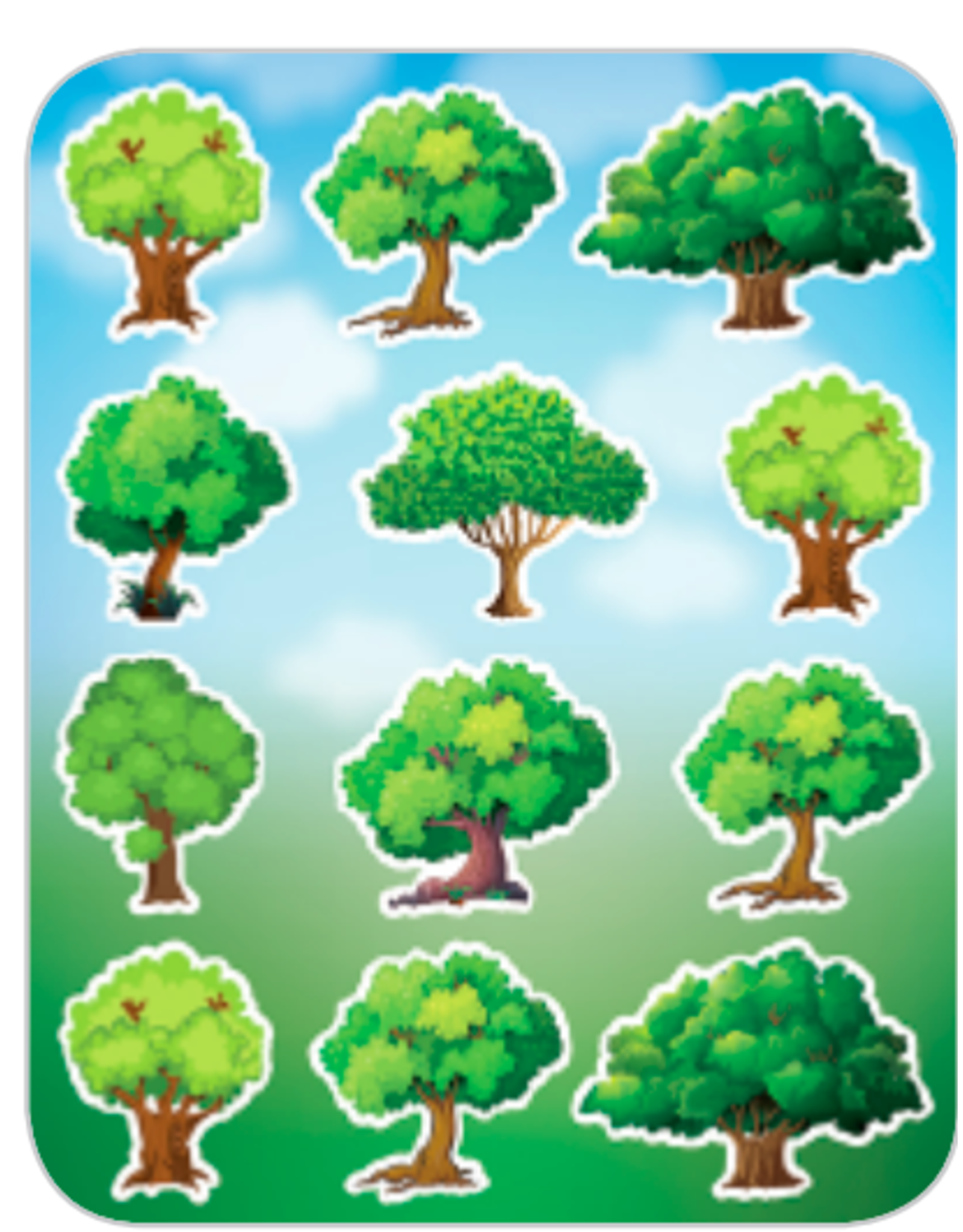 STICKERS: TREES - 6 SHEETS
