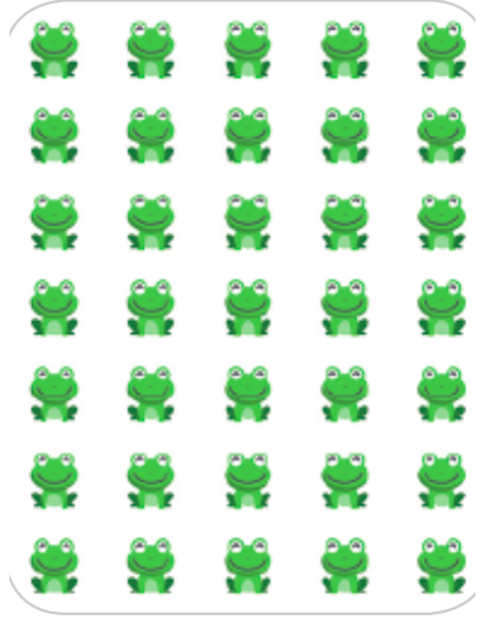 RANENU STICKERS: SMILEY FROG - 6 SHEETS