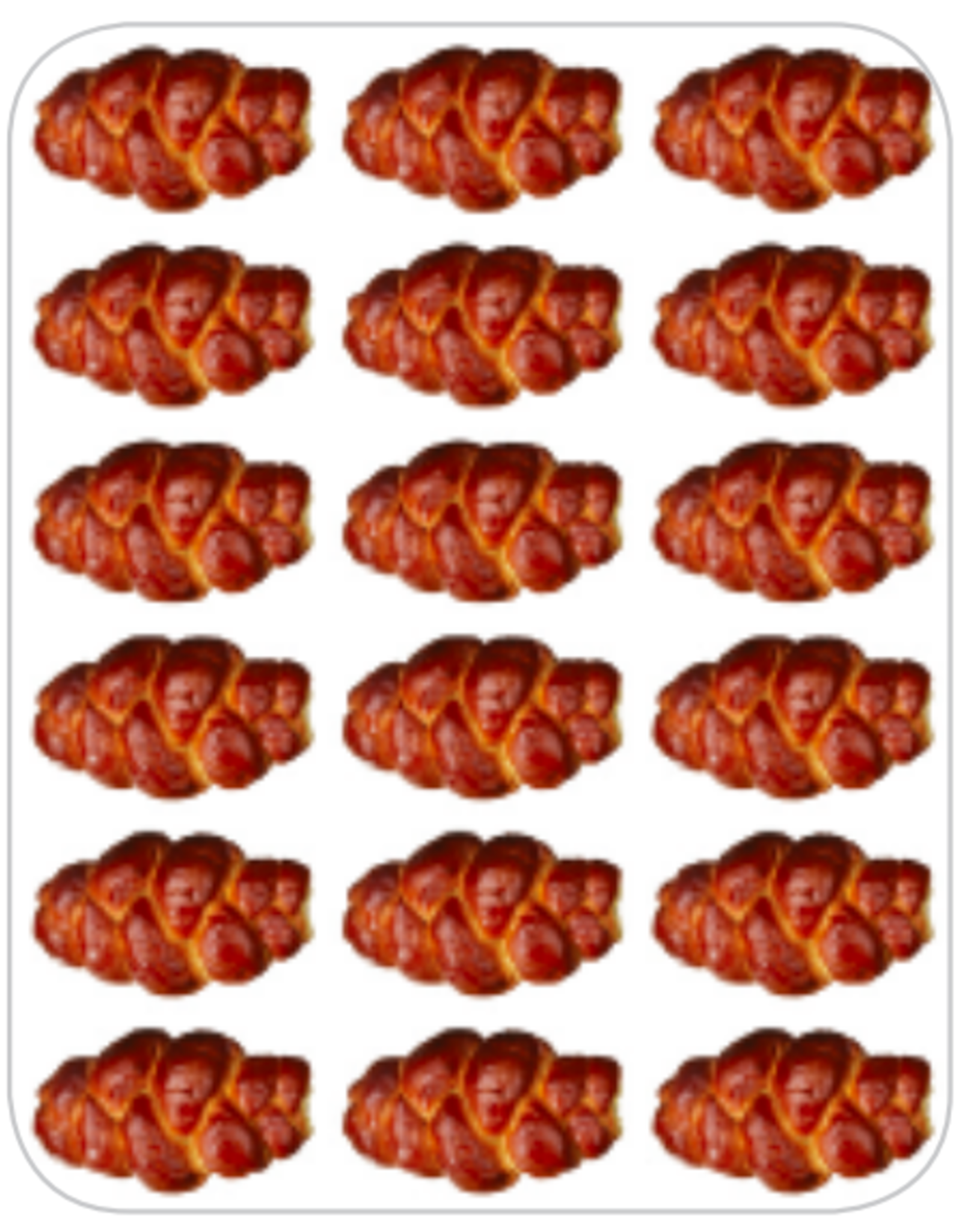 RANENU STICKER - CHALLAH 6 SHEETS