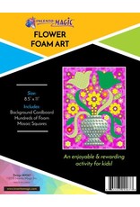 FOAM MOSAIC ART: FLOWER VASE