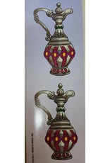 incento magic STICKERS: WINE DECANTER 2 PER SHEET - 6 SHEETS
