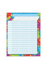 INCENTIVE CHART: STARS 'N SWIRLS 17"X22"