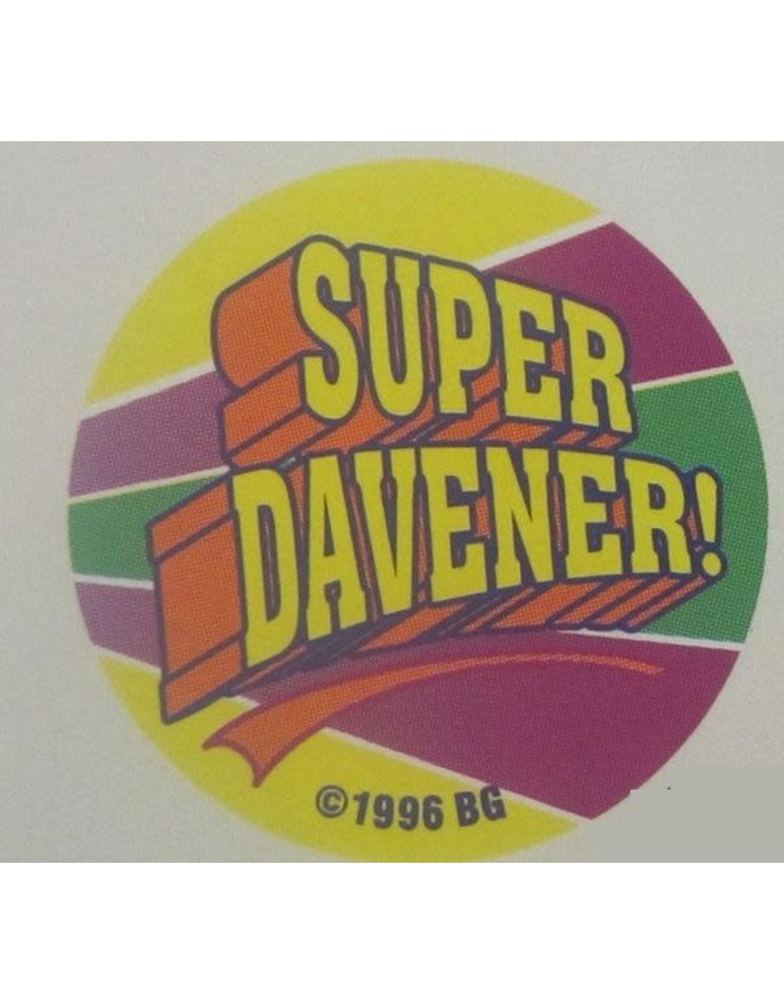 STICKERS: SUPER DAVENER