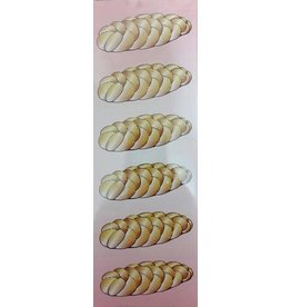 incento magic STICKERS: CHALLAH 2½" EACH - 6 SHEETS