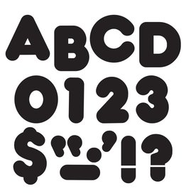 READY LETTERS: 4" BLACK