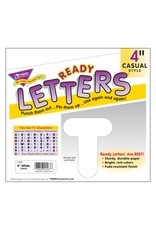READY LETTERS: 4" WHITE