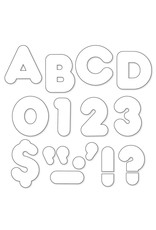 READY LETTERS: 4" WHITE