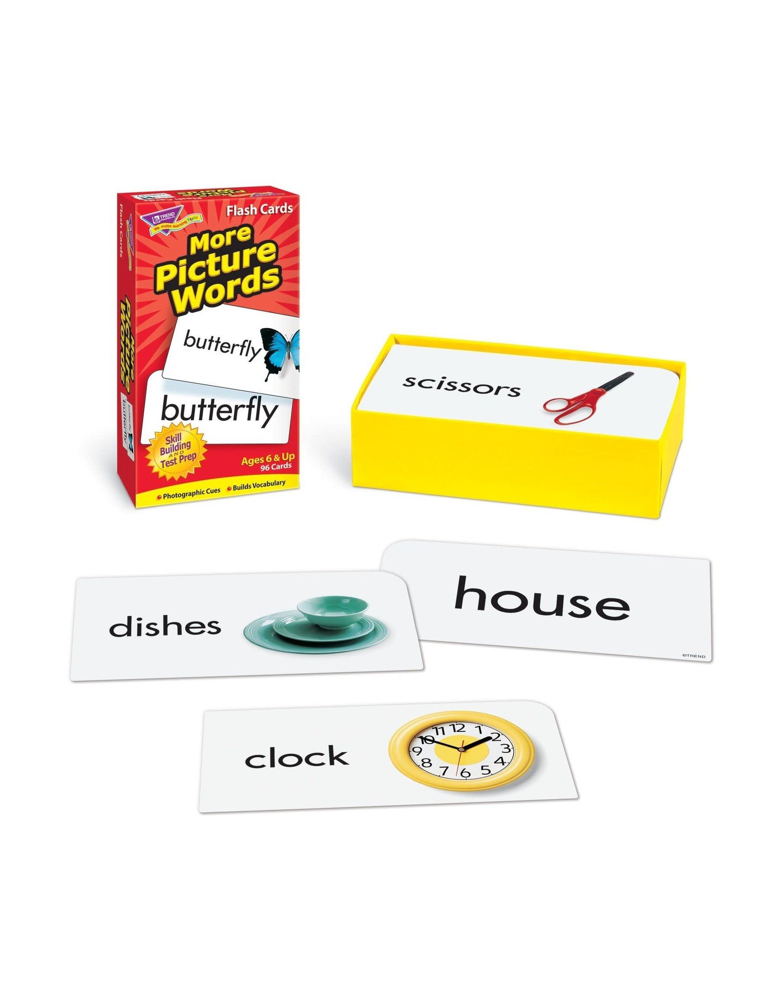 Carson-Dellosa FLASH CARDS: MORE PICTURE WORDS - 96 CARDS