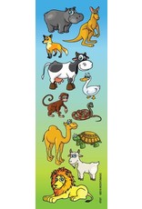 incento magic STICKERS: ANIMALS ASSORTED - 6 SHEETS