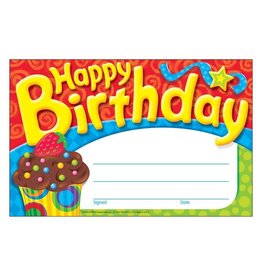 AWARD CERTIFICATE: HAPPY BIRTHDAY 36 PACK