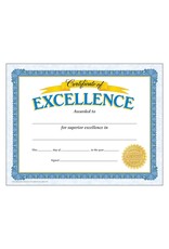 CERTIFICATE OF EXCELLENCE 8.5"x11" - 30 PACK