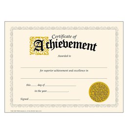 CERTIFICATE OF ACHIEVEMENT 30 PC