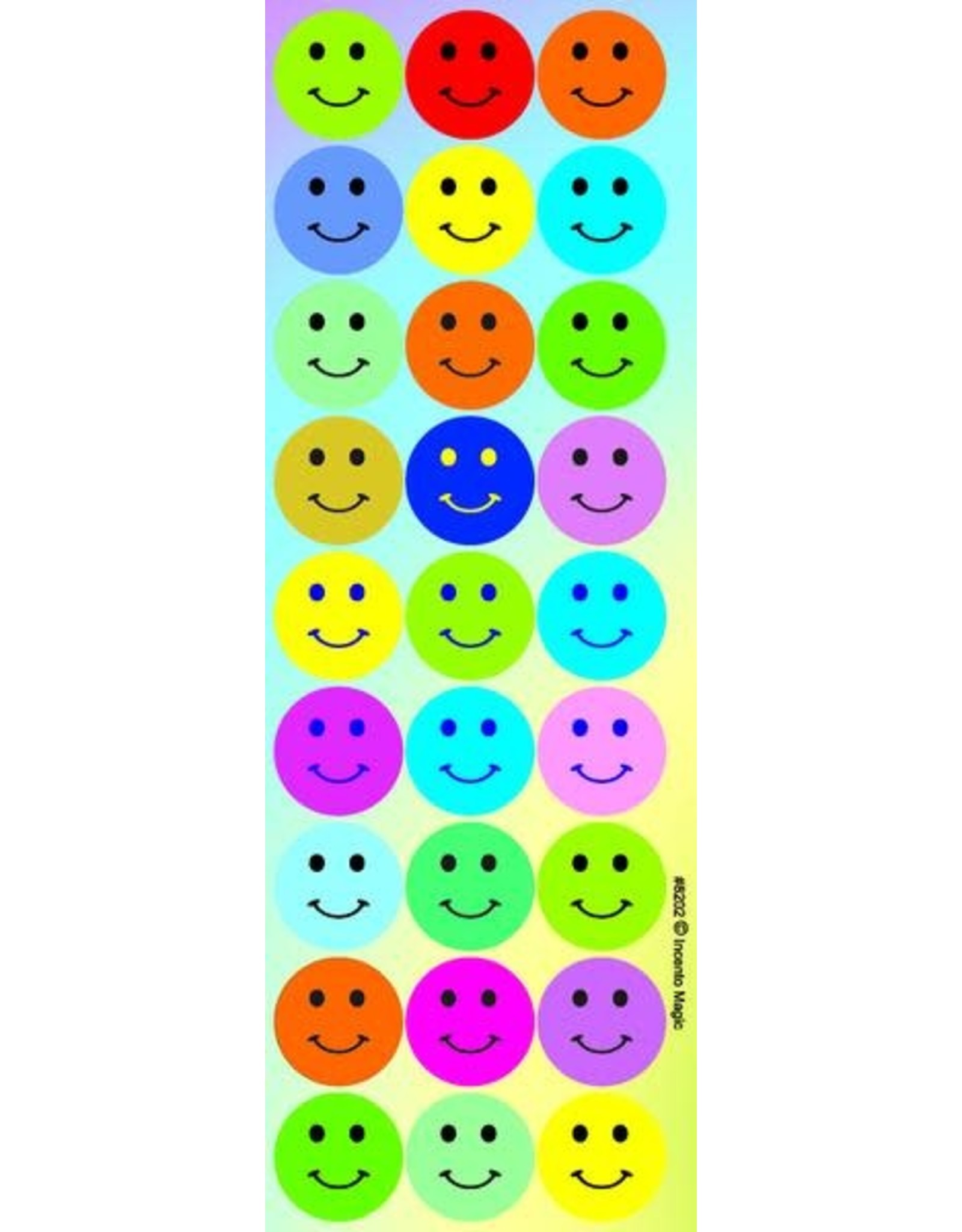 incento magic STICKERS: CIRCLE SMILE - 162 STICKERS