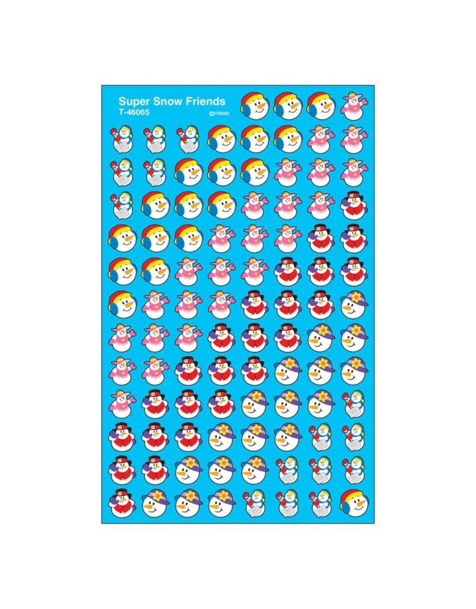 STICKERS: SNOW FRIENDS 8 SHEETS