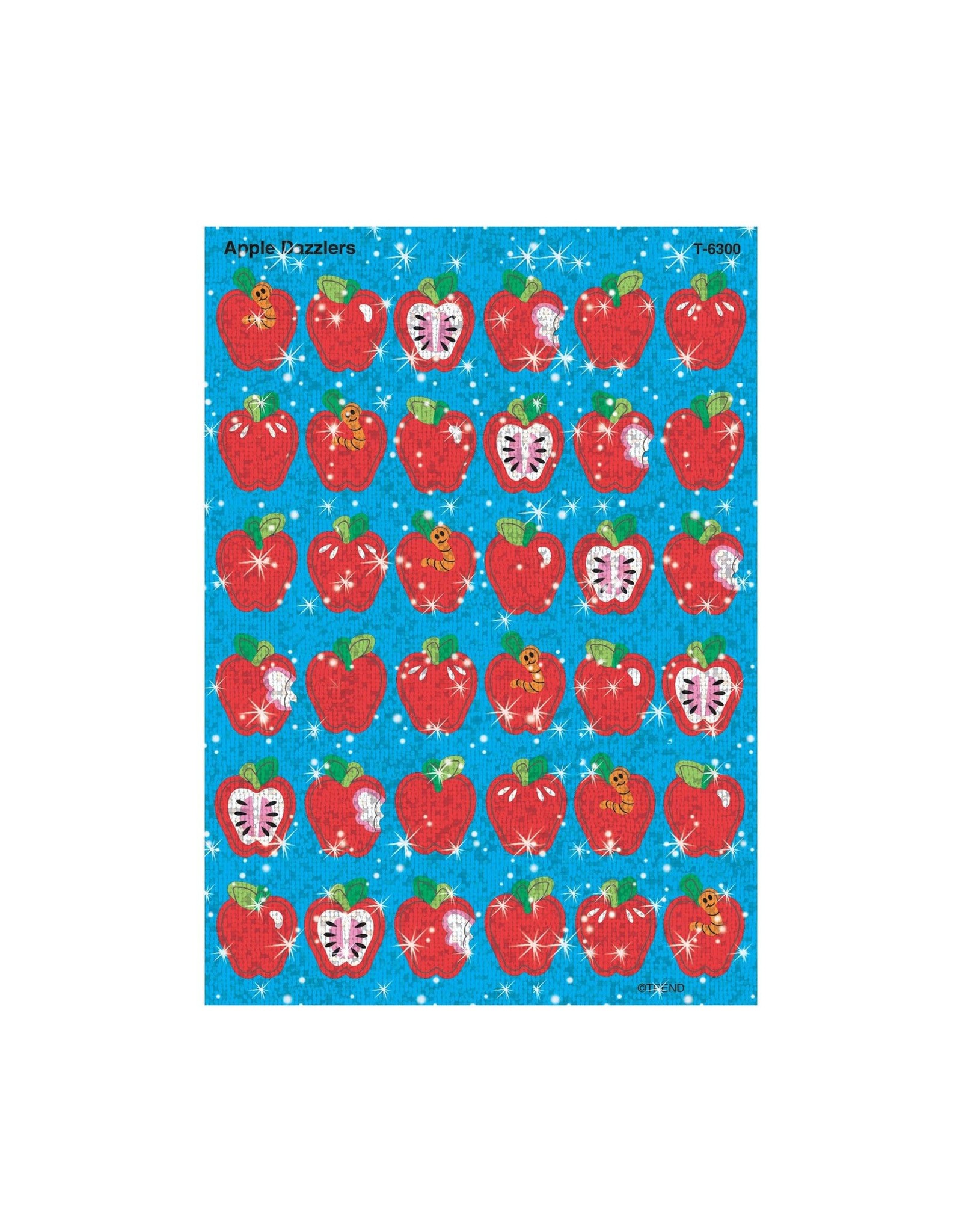 SPARKLE STICKERS  - APPLE DAZZLERS 2 SHEETS