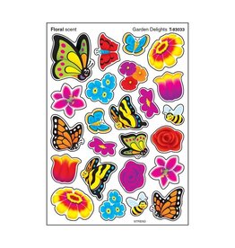 SCENTED STICKER: GARDEN DELIGHT - FLORAL - 4 SHEETS