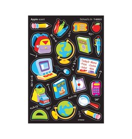 SCENTED STICKER: SCHOOL'S IN - APPLE - 4 SHEETS