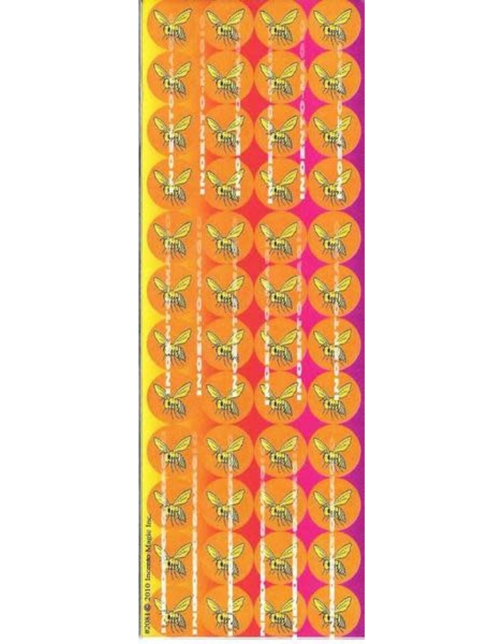 incento magic STICKERS: BEES - 6 SHEETS