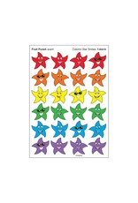 SCENTED STICKER: COLOR SMILE STARS - FRUIT PUNCH - 4 SHEETS
