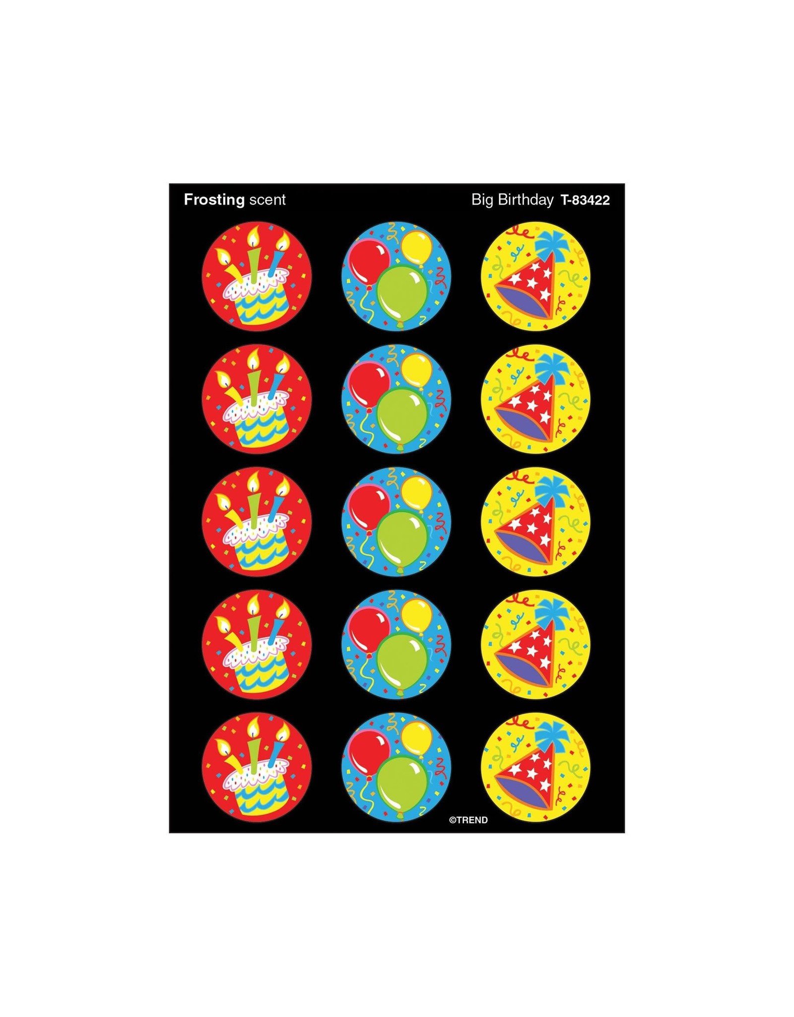 SCENTED STICKERS: BIRTHDAY 4 SHT