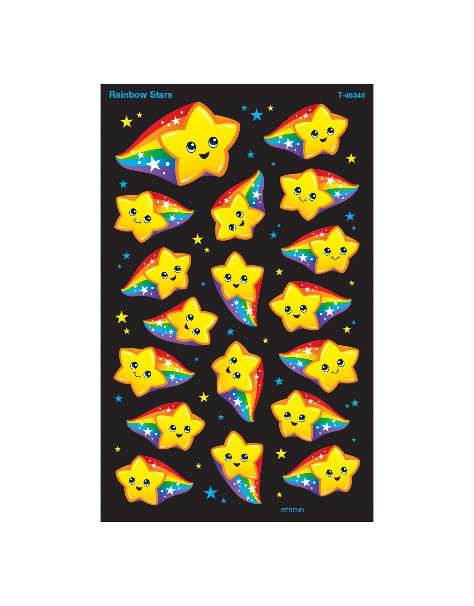 160 Star Stickers - Rainbow – Stickers by AshleyK