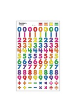STICKERS: NUMBERS 8 SHEETS