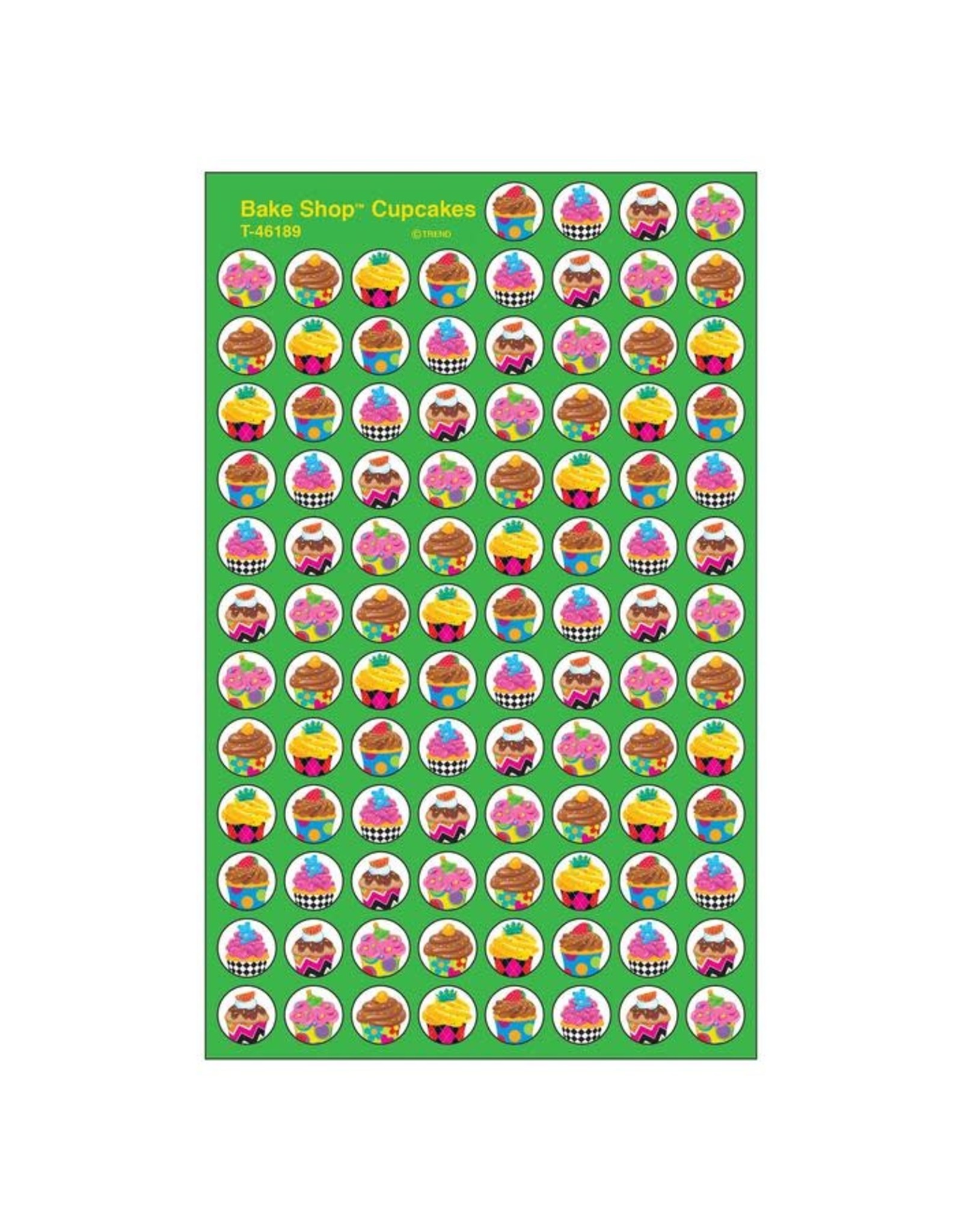 STICKERS: BAKE SHOP SMALL CUPCAKES  8 SHEETS