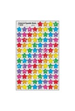 STICKERS: COLORFUL SPARKLE STARS 4 SHEETS