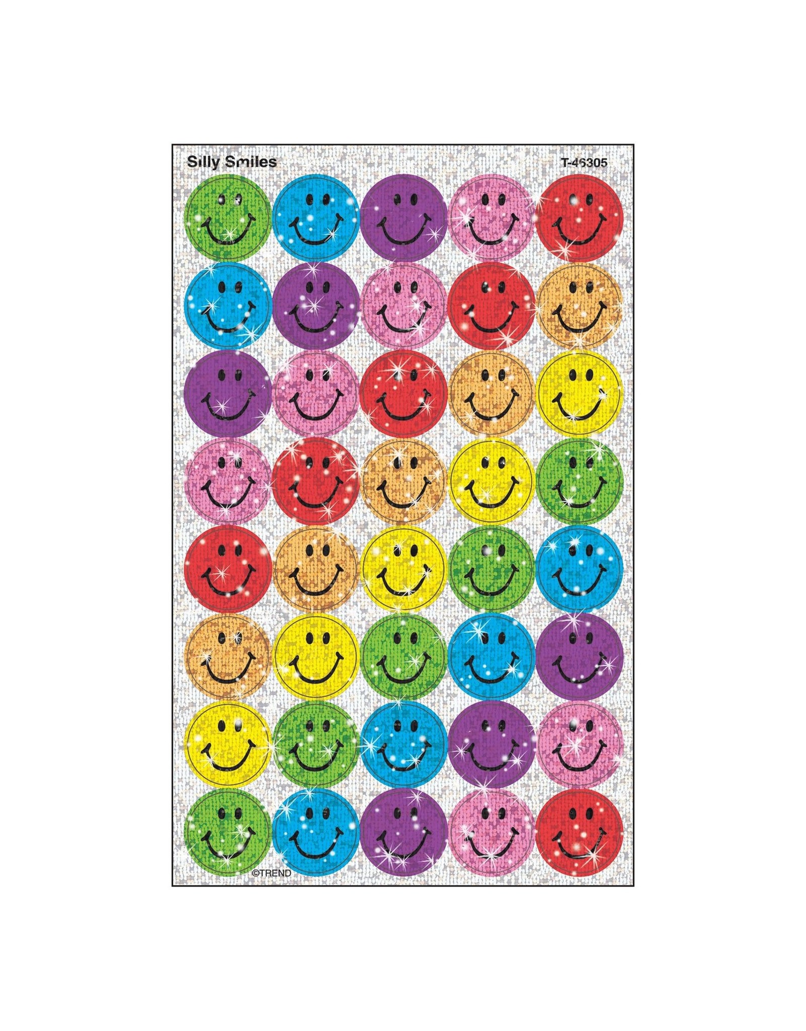 SPARKLE STICKERS: SILLY SMILES 4 SHEETS