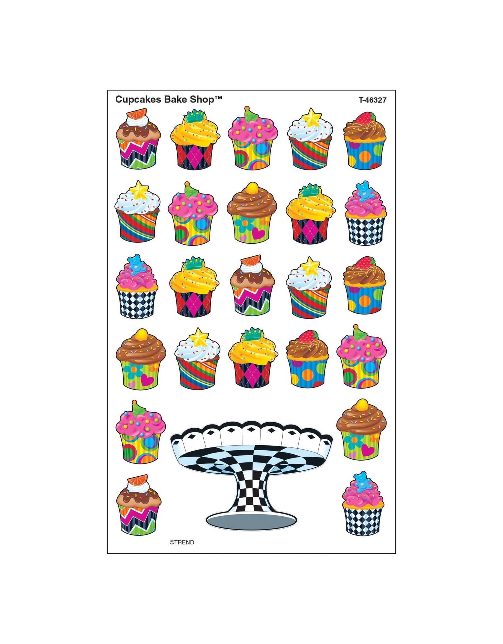 STICKERS: CUPCAKES 8 SHEETS