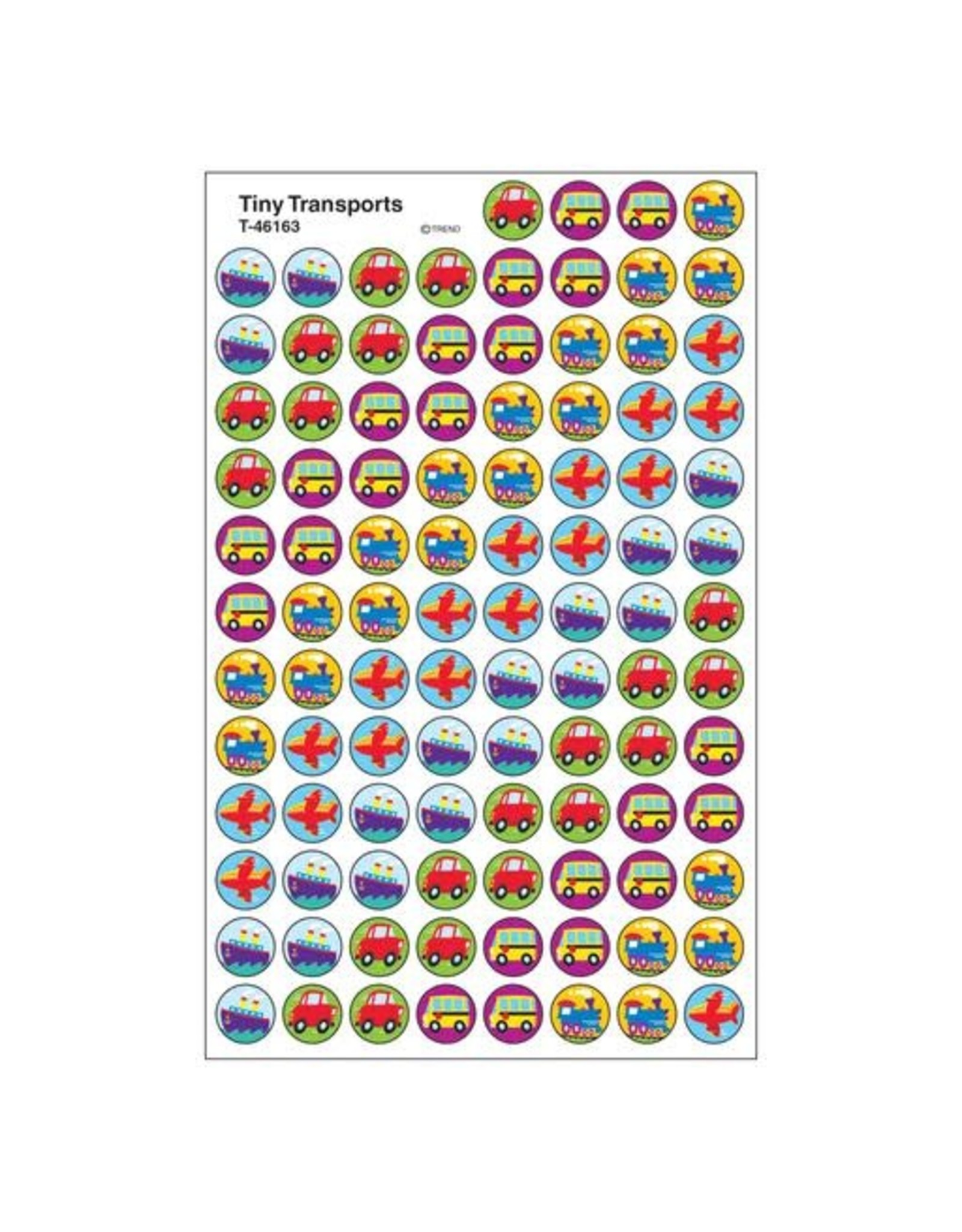 STICKER : TINY TRANSPORTATION 8 SHEETS