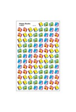 STICKERS: HAPPY BOOKS 8 SHEETS
