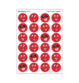 SCENTED: RED SMILES 96PCS - STRAWBERRY