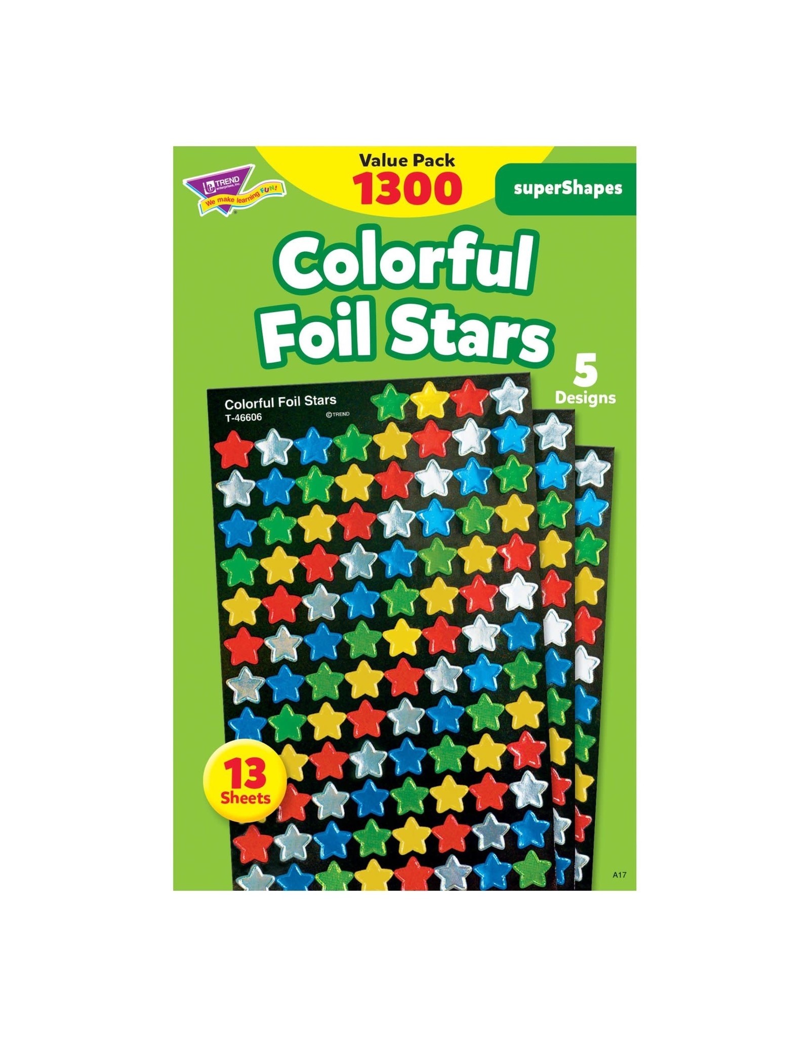 STICKERS: FOIL STARS 1300 STICKERS