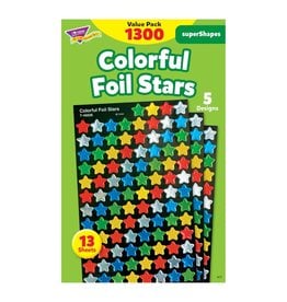STICKERS: FOIL STARS 1300 STICKERS