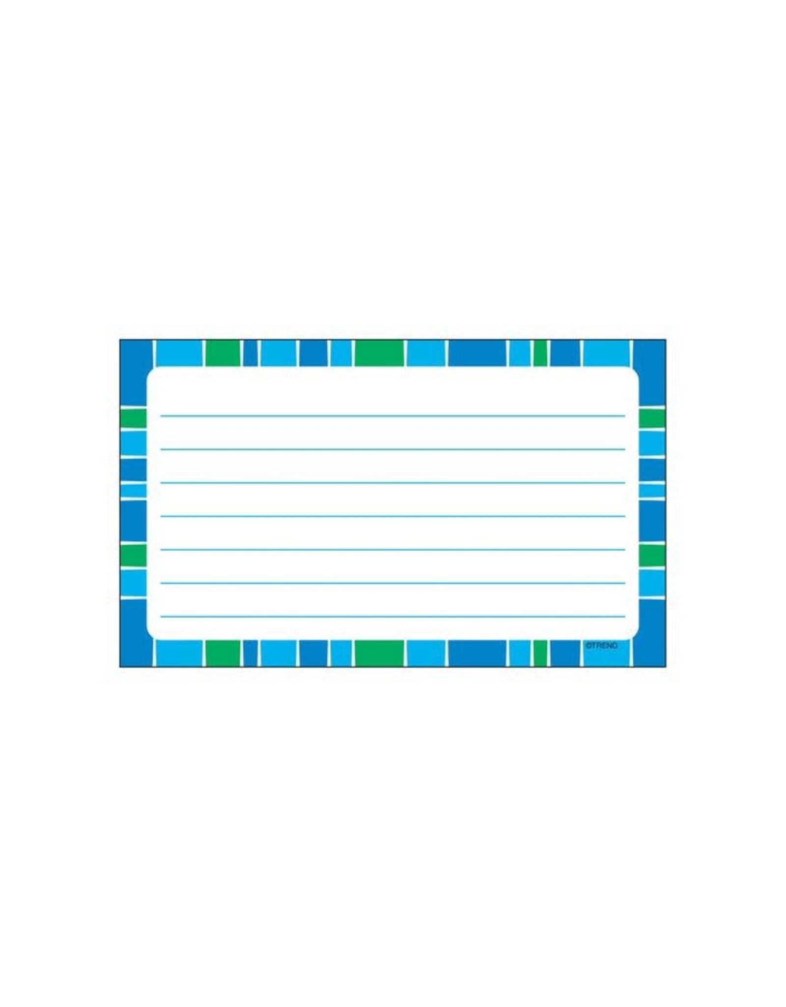 TERRIFIC INDEX CARDS: BLUE LINE 3"X5" 75 PC
