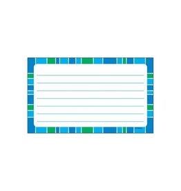 TERRIFIC INDEX CARDS: BLUE LINE 3"X5" 75 PC