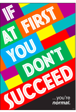 Trend Enterprises POSTER: IF AT FIRST YOU DON'T..