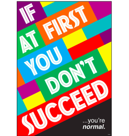 Trend Enterprises POSTER: IF AT FIRST YOU DON'T..