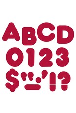 READY LETTERS: 4" MARROON