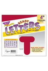READY LETTERS: 4" MARROON