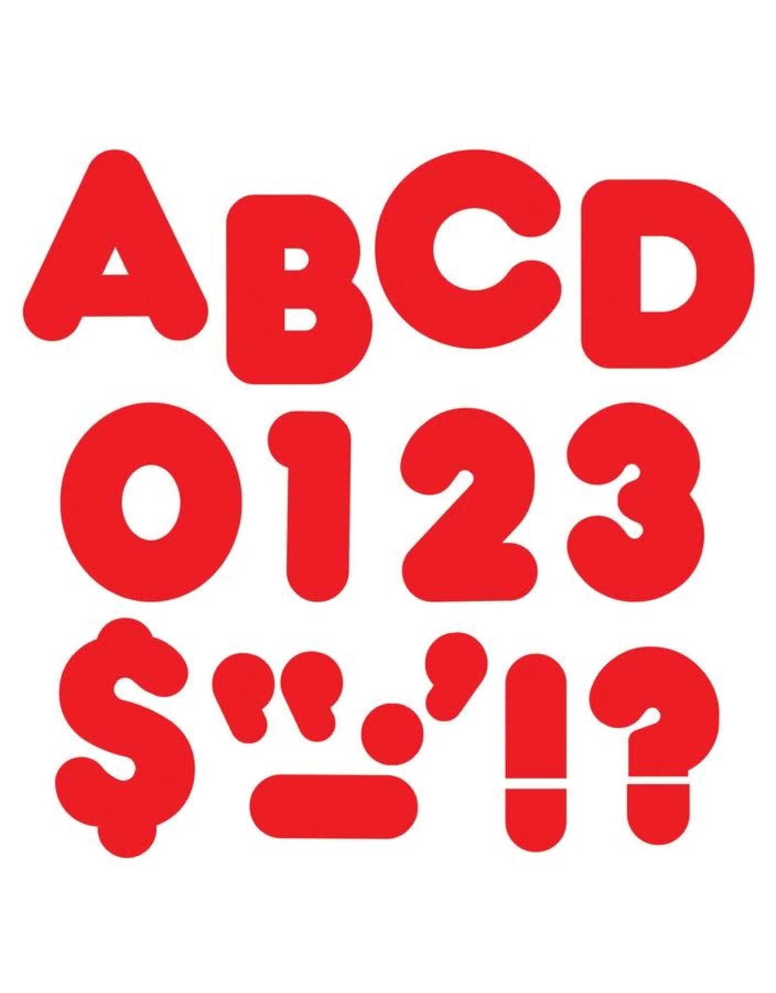 READY LETTERS: 4"  RED
