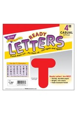 READY LETTERS: 4"  RED