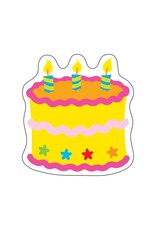 MINI CUT OUT: BIRTHDAY CAKE 3" 36pc